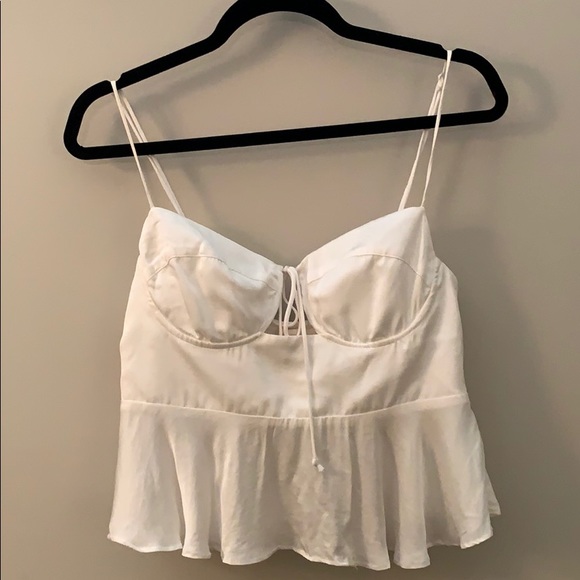 White Silk Tank - Picture 1 of 2